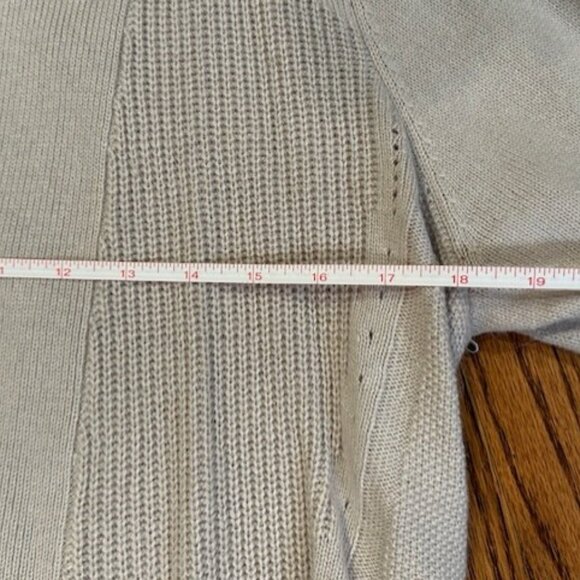 NWT Evolution Women's Lania Textured Cream Cardigan Some Angora SOFT - Picture 10 of 12